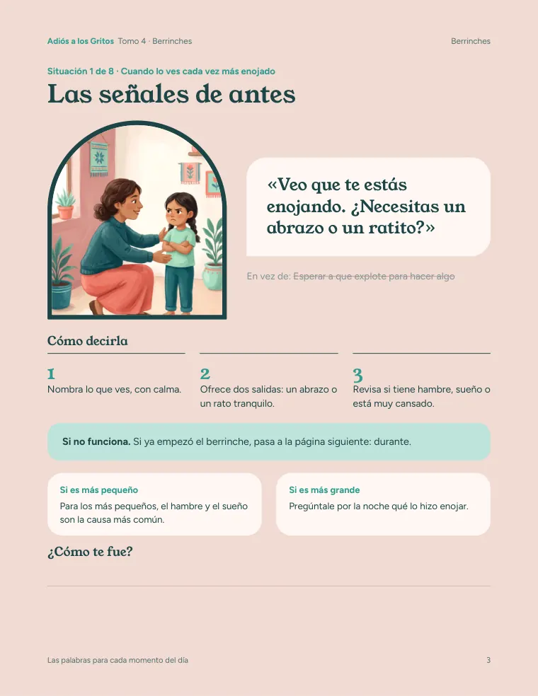 Página real del Tomo 4, Berrinches