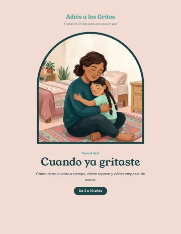 Tapa del Tomo 6, Cuando ya gritaste